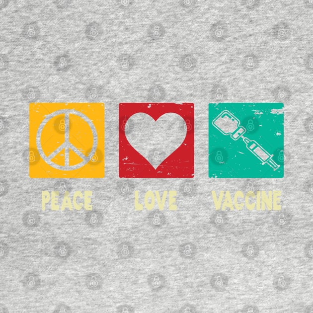 Peace Love Vaccine by MZeeDesigns